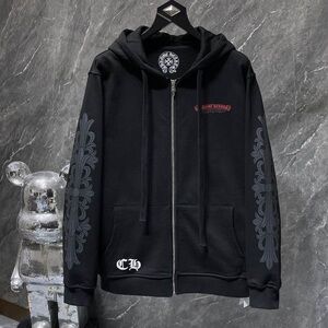Chrome Haerts Men's Black Hoodie Sweater